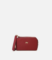 Women's Leather Mini Bag - Burgundy