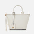 Women’s Genuine Leather Handbag - Beige