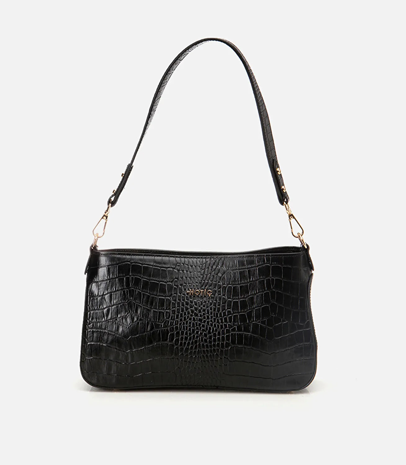 Women’s Leather Shoulder Bag - Black