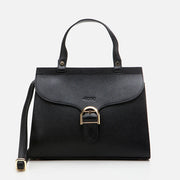 Women’s Leather Shoulder Bag - Black