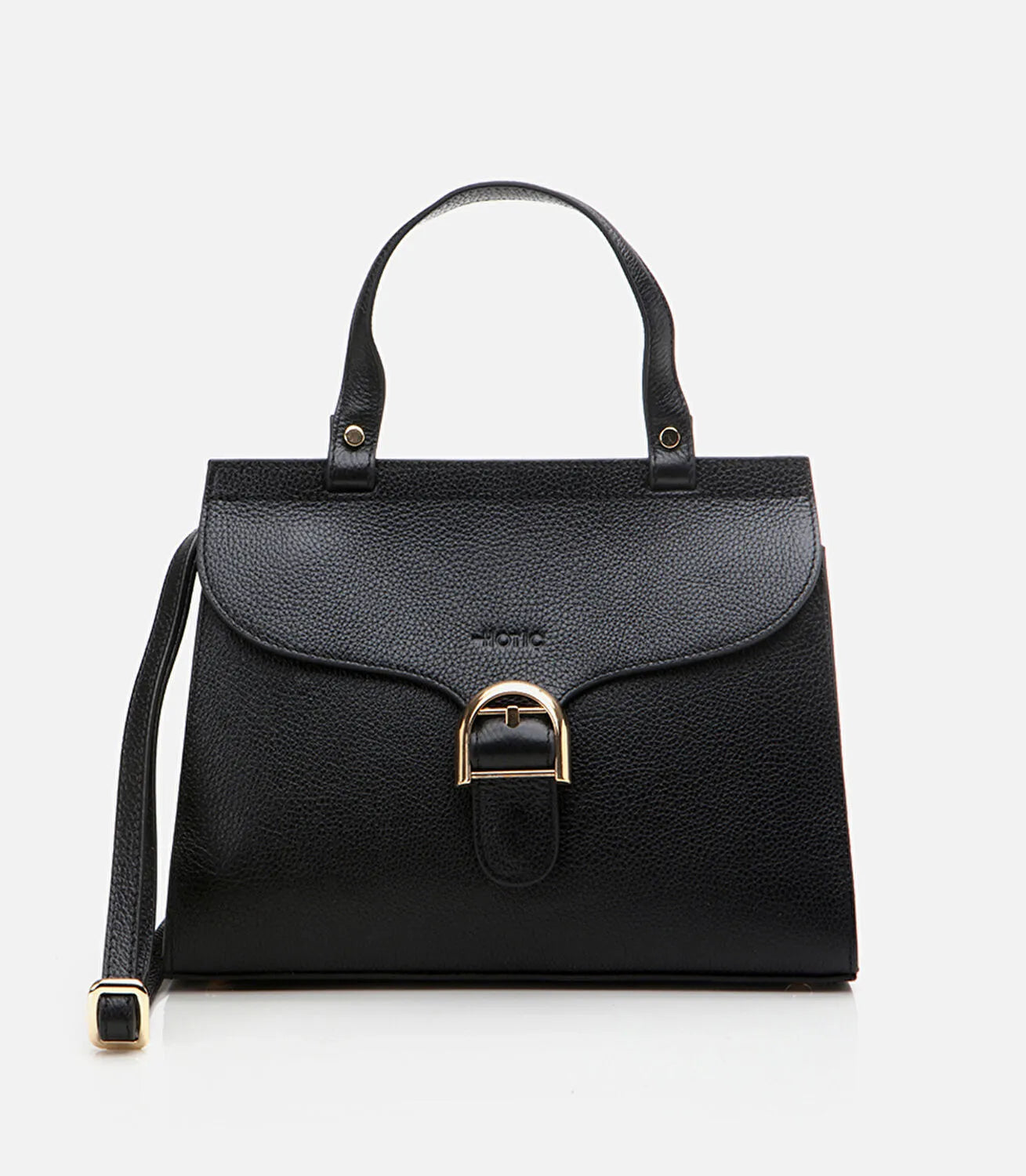 Women’s Leather Shoulder Bag - Black
