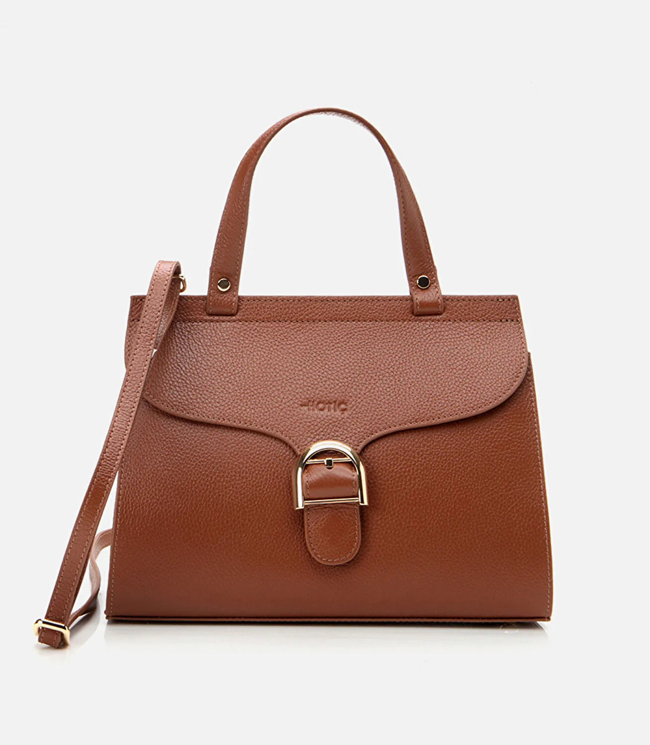 Women’s Leather Shoulder Bag - Tan