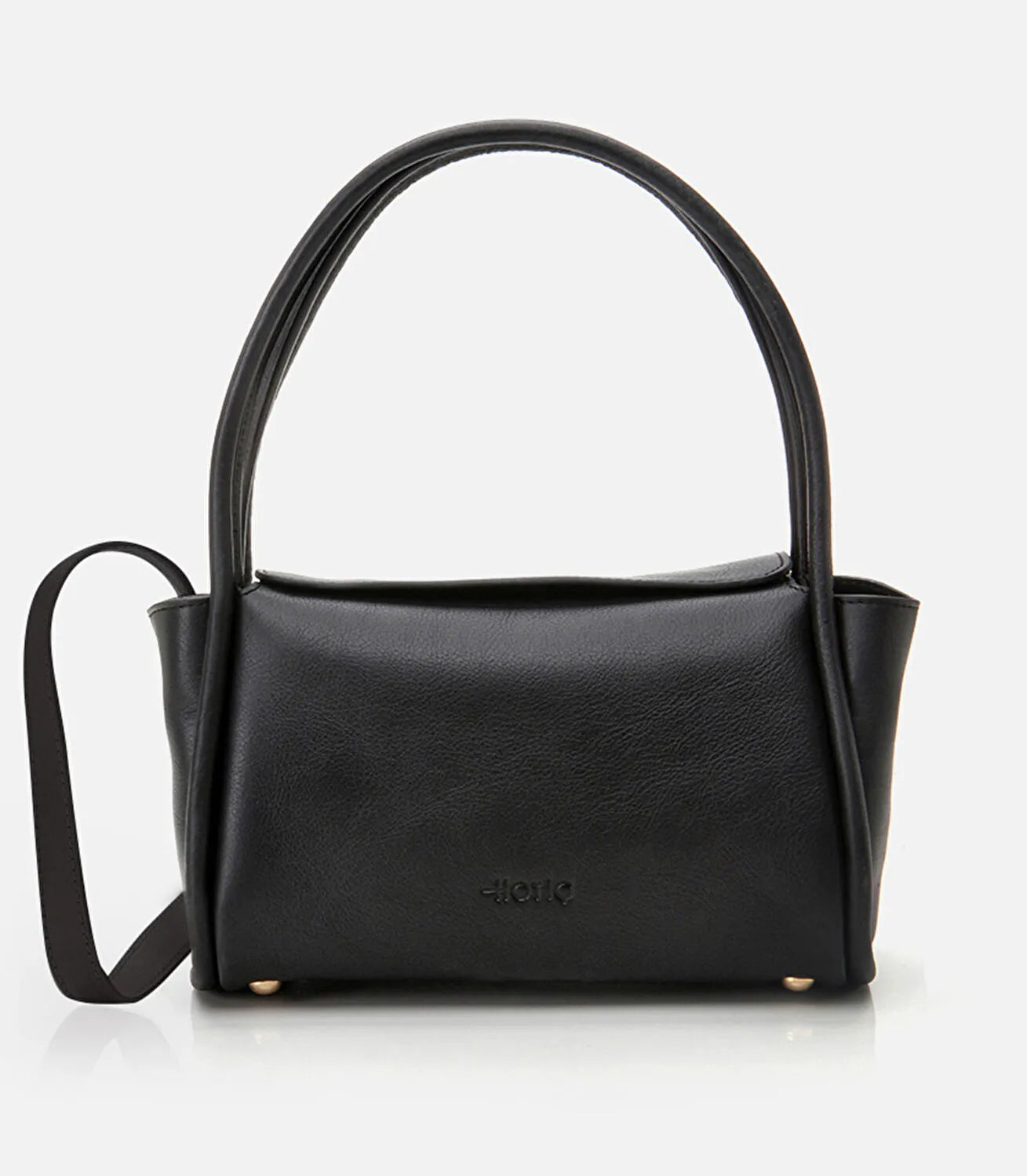 Women’s Leather Shoulder Bag - Black