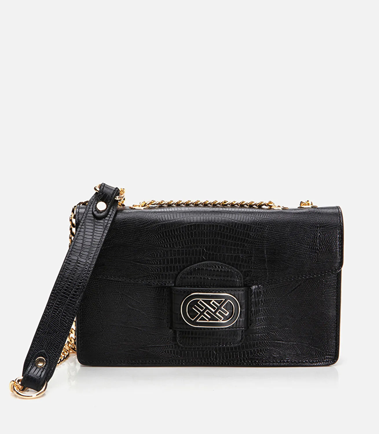 Women’s Leather Shoulder Bag - Black