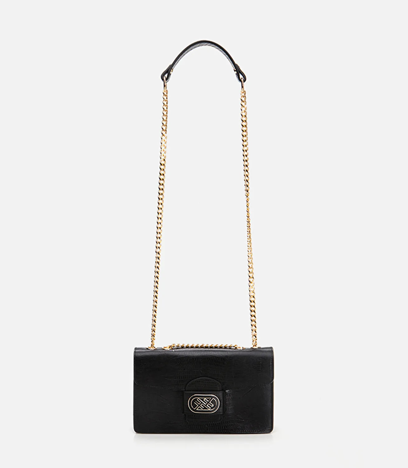 Women’s Leather Shoulder Bag - Black