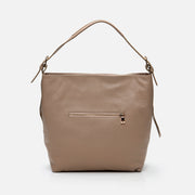 Women’s Genuine Leather Shoulder Bag - Taupe