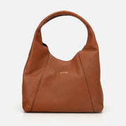 Women’s Genuine Leather Shoulder Bag - Tan