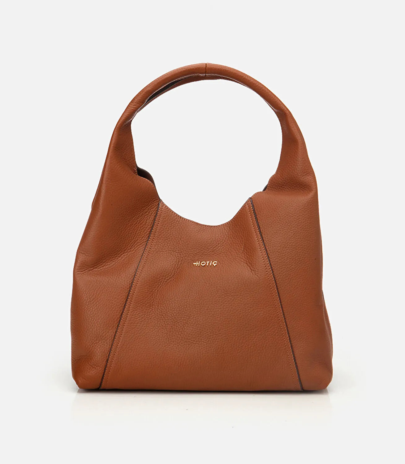 Women’s Genuine Leather Shoulder Bag - Tan