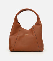 Women’s Genuine Leather Shoulder Bag - Tan