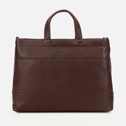 Men's Suede Briefcase - Brown